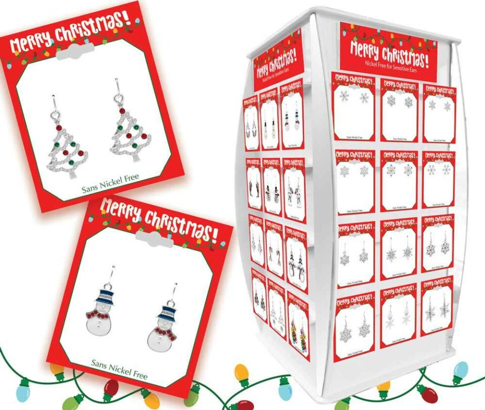 It's the most wonderful time of the year to experience our Merry Christmas collection of earrings and brooches.